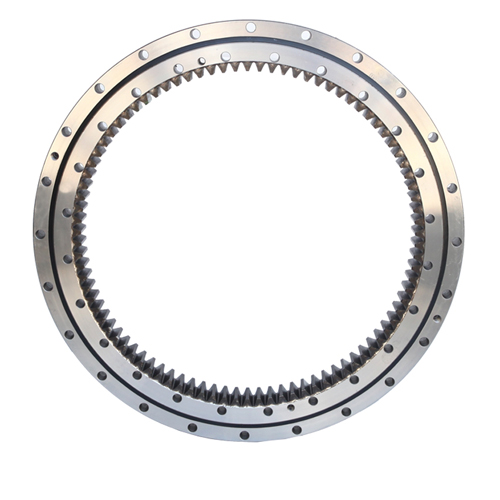 Medium size crossed cylindrical roller slewing bearings with an internal gear